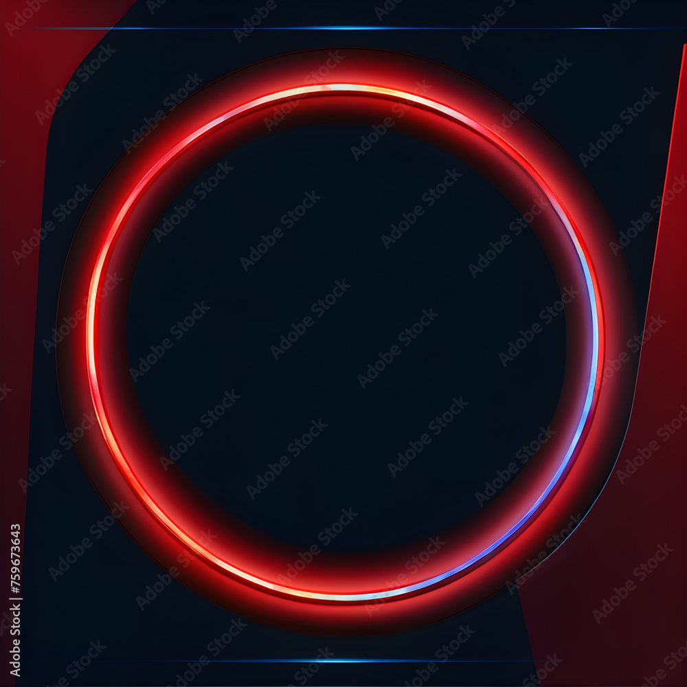 Crimson Circles: Exploring the Artistry of Red Neon Circles(Generative AI) Crimson Circles: Exploring the Artistry of Red Neon Circles(Generative AI)