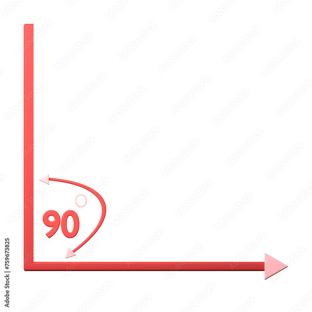 90 angle icon isolated on the white background 90 angle icon isolated on the white background