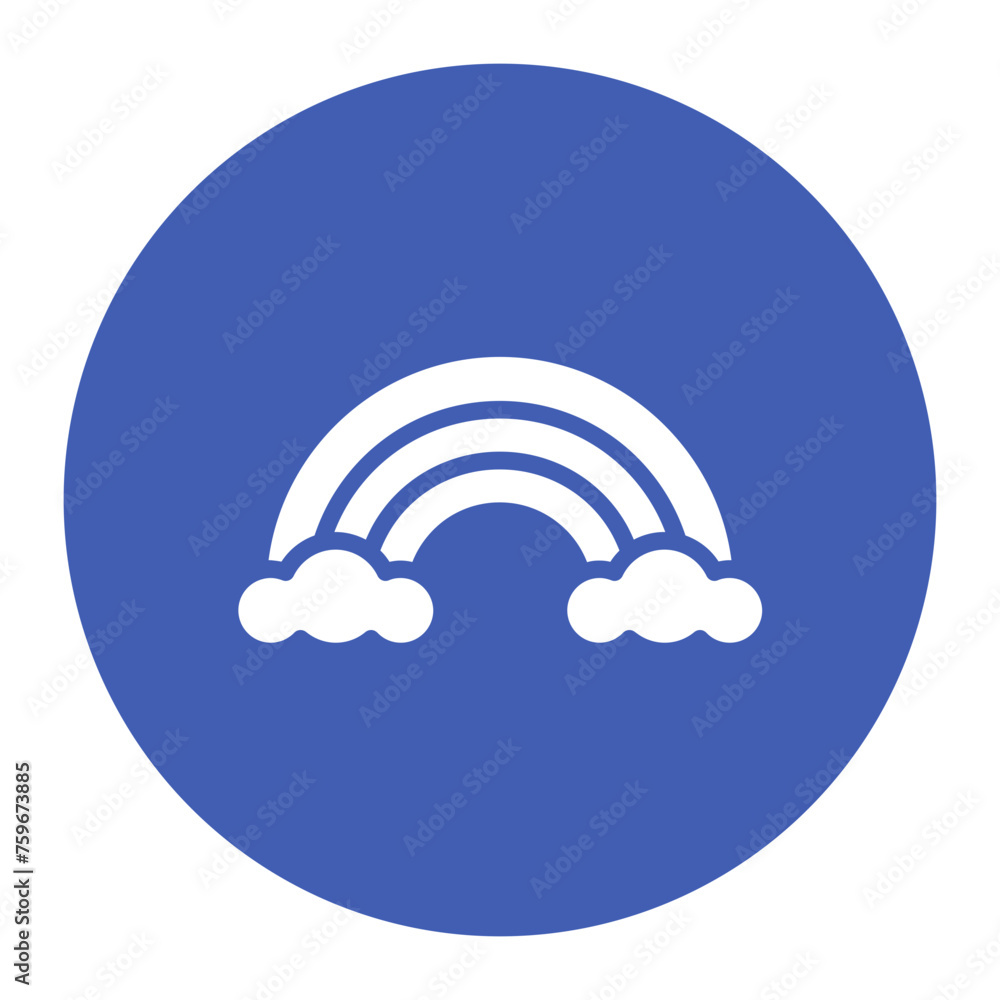 Rainbow icon vector image. Can be used for Fairytale. Rainbow icon vector image. Can be used for Fairytale.