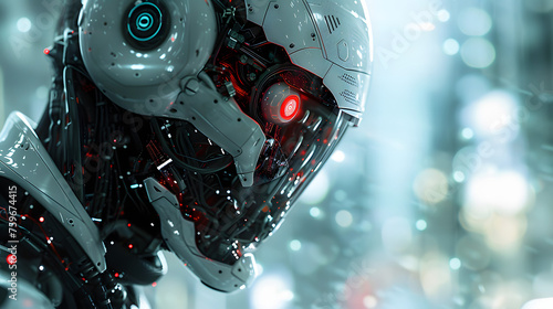 3d rendered illustration of a Humanoid robot