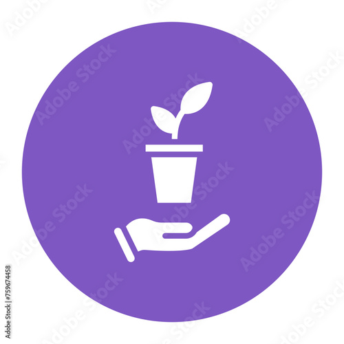 Sustainable Agriculture icon vector image. Can be used for Global Warming.