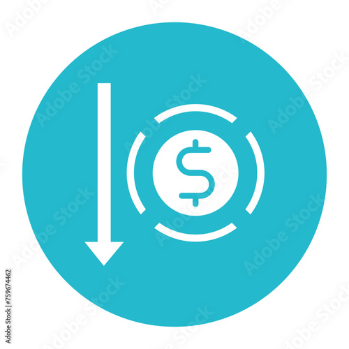 Bankruptcy icon vector image. Can be used for Crisis Mangement.