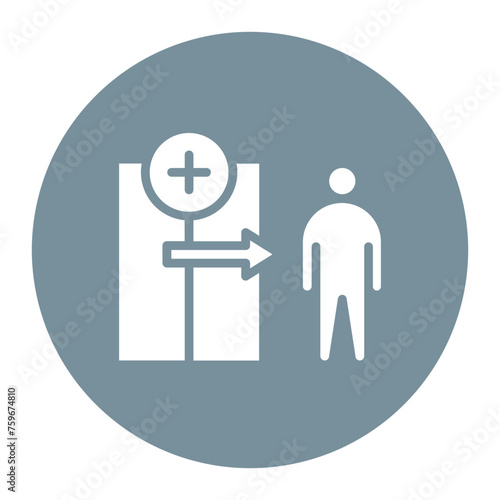Outpatient Care icon vector image. Can be used for Nursing. photo