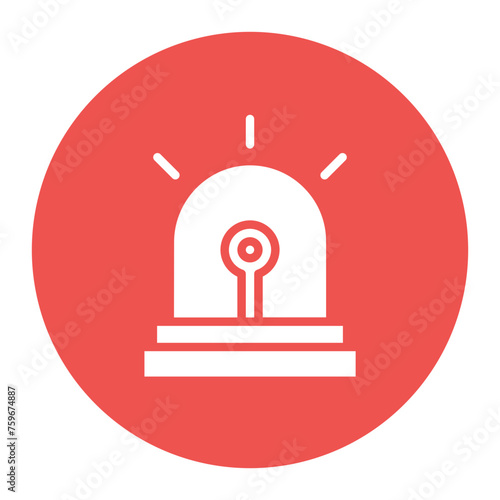 Alarm icon vector image. Can be used for Public Services.