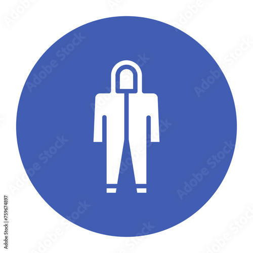 Protective Suite icon vector image. Can be used for Nursing.