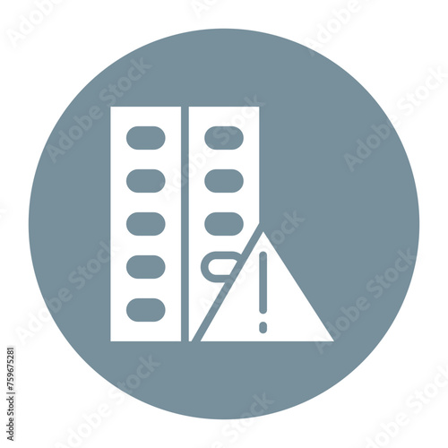 Overdose icon vector image. Can be used for Addiction.