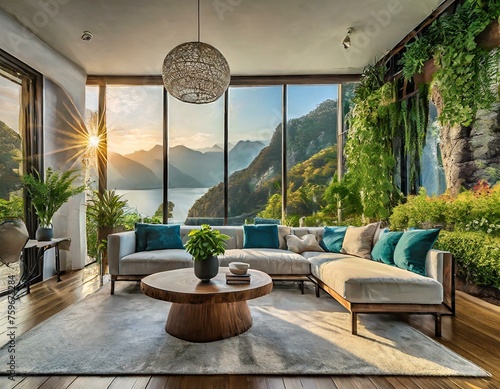 Intérieur design modern montagne