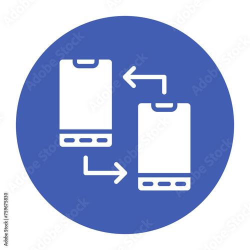 Data Portability icon vector image. Can be used for Compliance And Regulation. photo