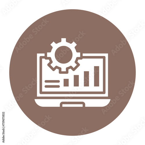 Data Processor icon vector image. Can be used for Compliance And Regulation.