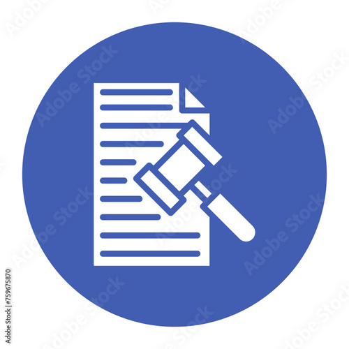 Penalty icon vector image. Can be used for Compliance And Regulation.