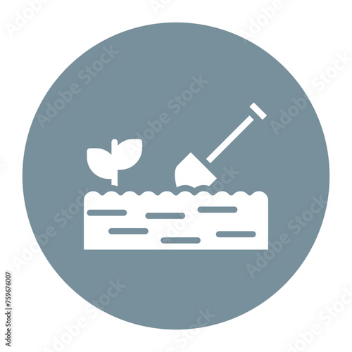 Farming icon vector image. Can be used for Agriculture.