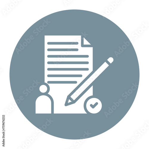 Guest Post icon vector image. Can be used for Video Blog.