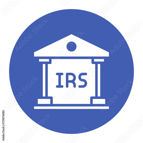 IRS icon vector image. Can be used for Credit And Loan.
