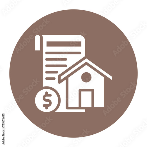 Lien icon vector image. Can be used for Credit And Loan.
