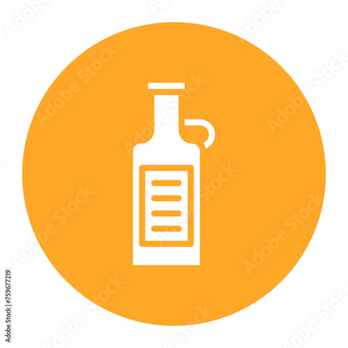 Moon Shine icon vector image. Can be used for Bar.