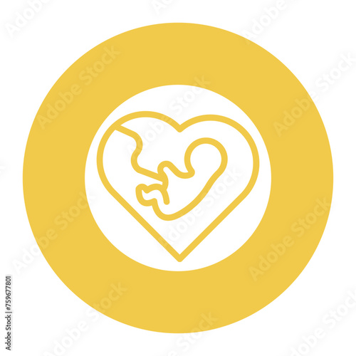 Pregnancy icon vector image. Can be used for Maternity.