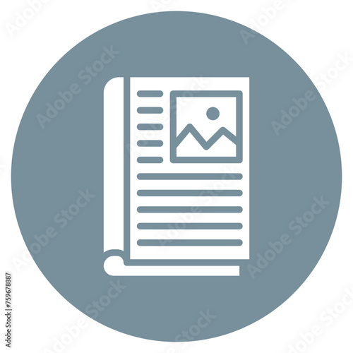 Magazine icon vector image. Can be used for Archeology.