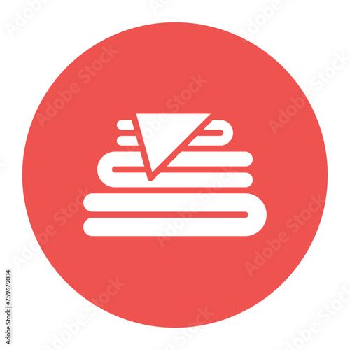 Blanket icon vector image. Can be used for Laundry.