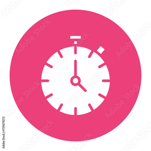 Timer icon vector image. Can be used for Laundry.