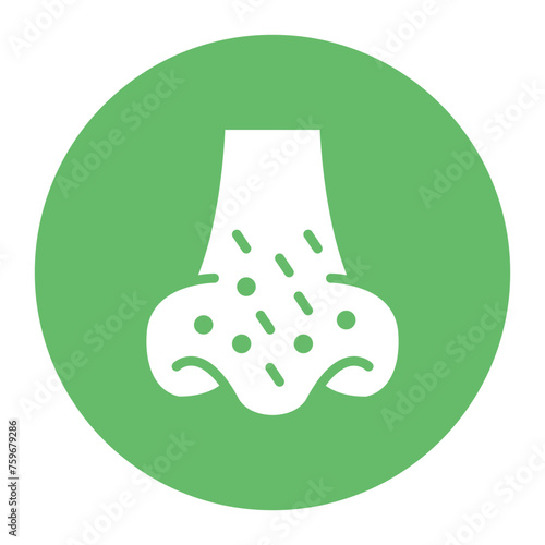 Blackhead icon vector image. Can be used for Dermatology.