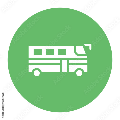 Shuttle Service icon vector image. Can be used for Home Services.