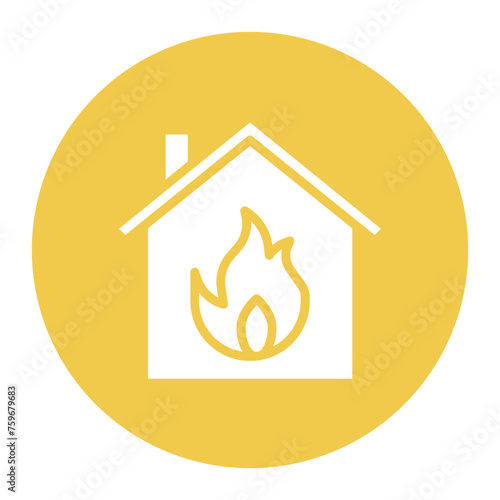 Arson icon vector image. Can be used for Human Rights.