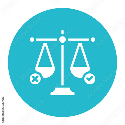 Morality icon vector image. Can be used for Human Rights.