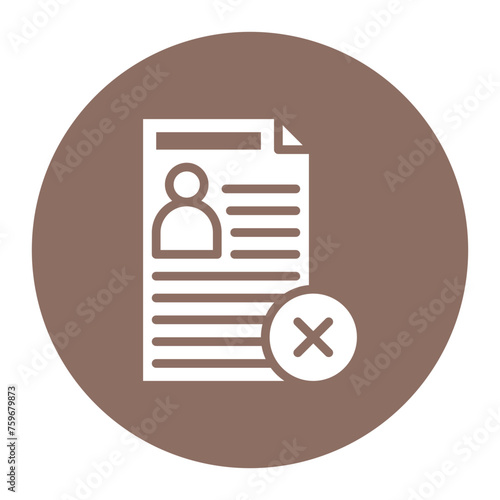 Rejection icon vector image. Can be used for Human Rights.