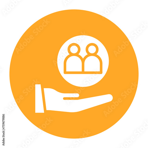 Social Responsibility icon vector image. Can be used for Human Rights.