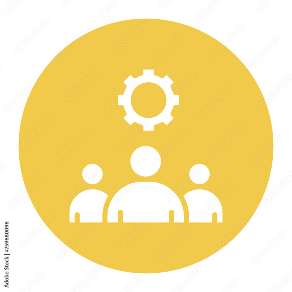 Labor Market icon vector image. Can be used for Human Resource.