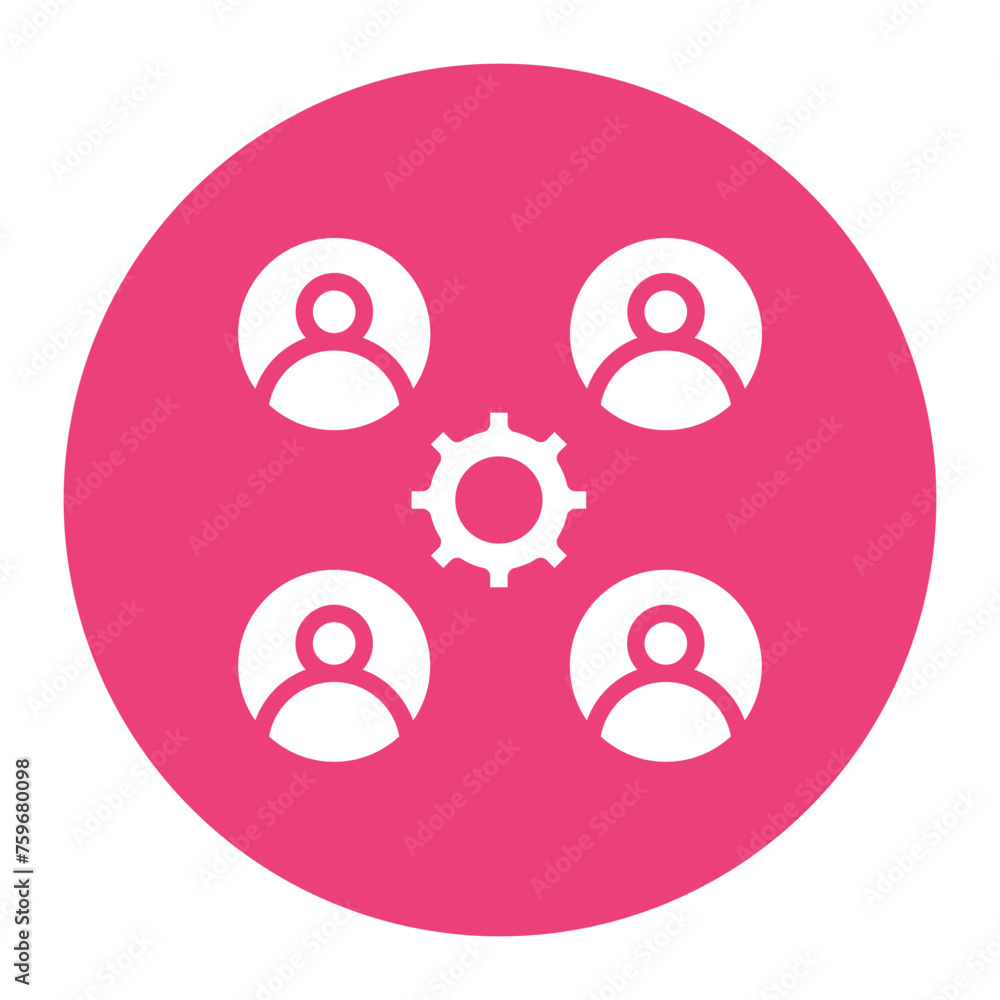 Management Team icon vector image. Can be used for Human Resource. Management Team icon vector image. Can be used for Human Resource.