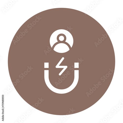 Candidate Attraction icon vector image. Can be used for Human Resource.