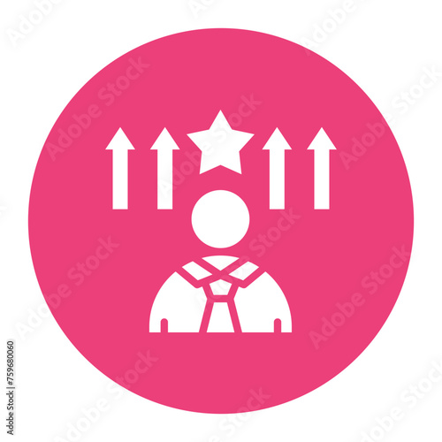 Employees Motivation icon vector image. Can be used for Human Resource.