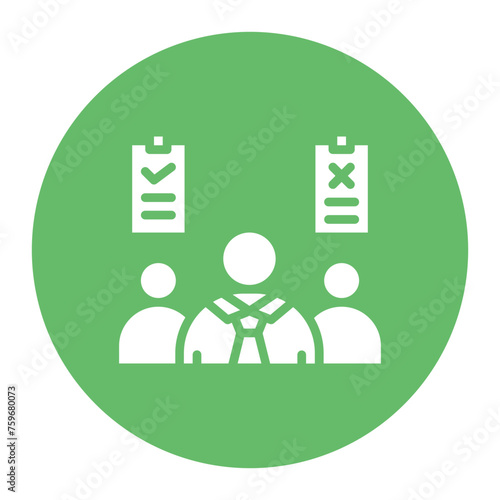 Head Hunting icon vector image. Can be used for Human Resource.