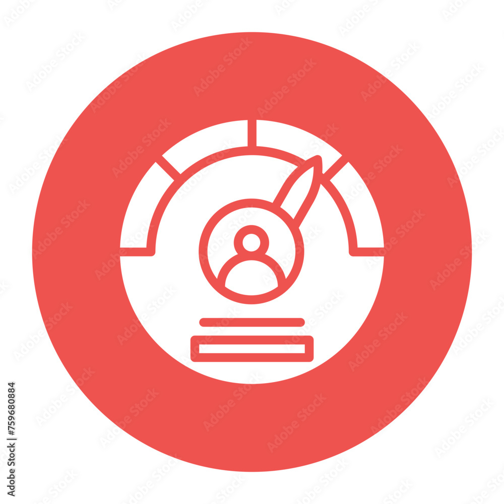 Employee Performance icon vector image. Can be used for Staff Management. Employee Performance icon vector image. Can be used for Staff Management.