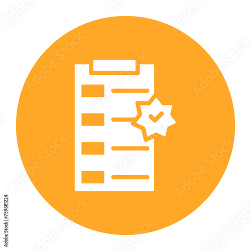 Verified icon vector image. Can be used for Online Store.