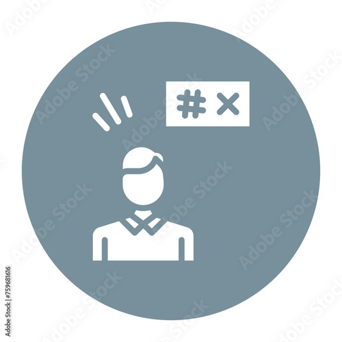 Hate icon vector image. Can be used for Protesting and Civil Disobedience.
