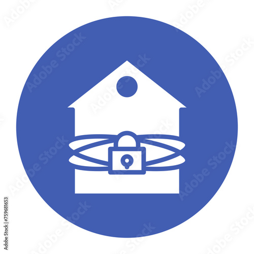 Lockdown icon vector image. Can be used for Protesting and Civil Disobedience.