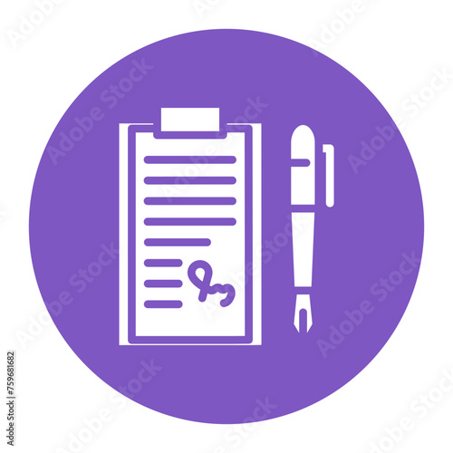 Petition icon vector image. Can be used for Protesting and Civil Disobedience.