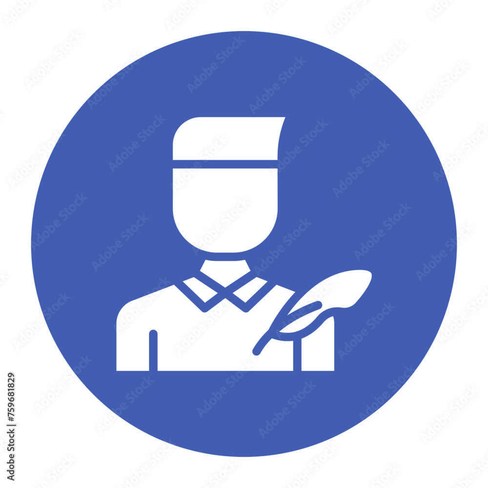 Author Male icon vector image. Can be used for Literature.