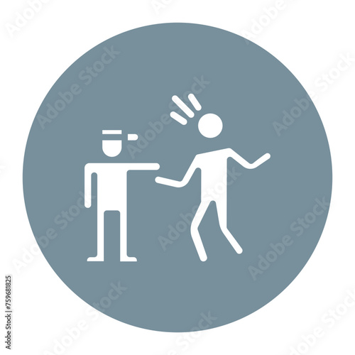 Violent icon vector image. Can be used for Protesting and Civil Disobedience.