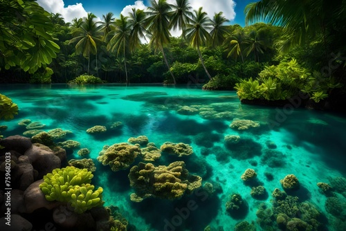 tropical coral reef © usman