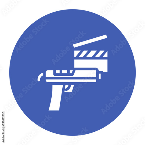 Action Film icon vector image. Can be used for Filmmaking.