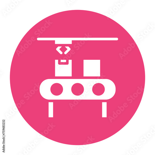 Production icon vector image. Can be used for Filmmaking.