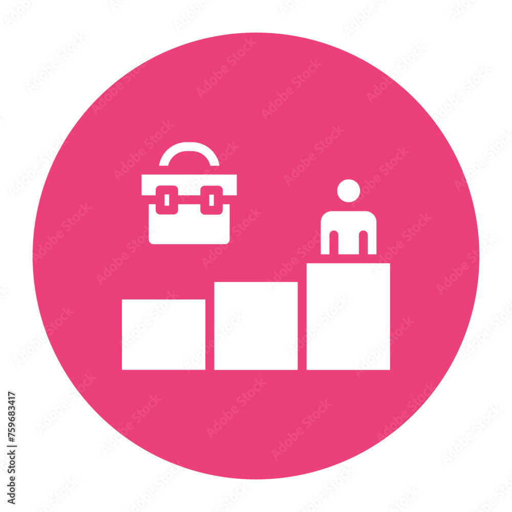 Career icon vector image. Can be used for Achievements. Career icon vector image. Can be used for Achievements.