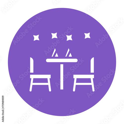 Party icon vector image. Can be used for Award Events.