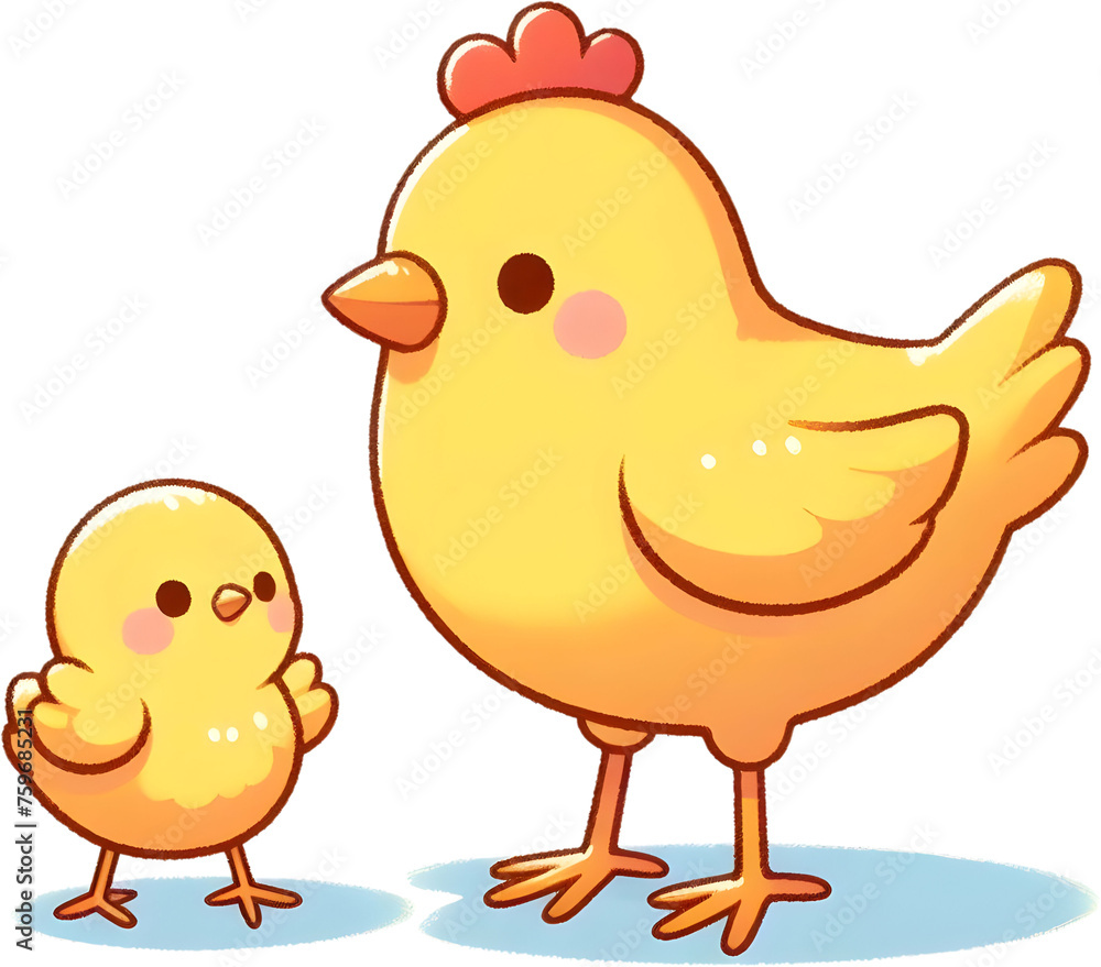 암탉과 병아리2 암탉과 병아리2