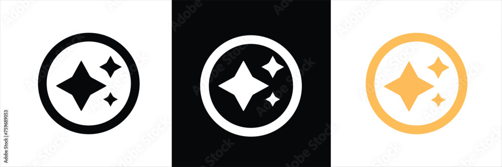 Sparkles icon set in flat style. stars, bursts, twinkling stars simple black style symbol sign for apps and website. Twinkling icon symbol. vector illustration. Sparkles icon set in flat style. stars, bursts, twinkling stars simple black style symbol sign for apps and website. Twinkling icon symbol. vector illustration.