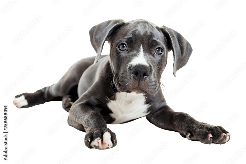 Puppy Kitten isolated on transparent background,