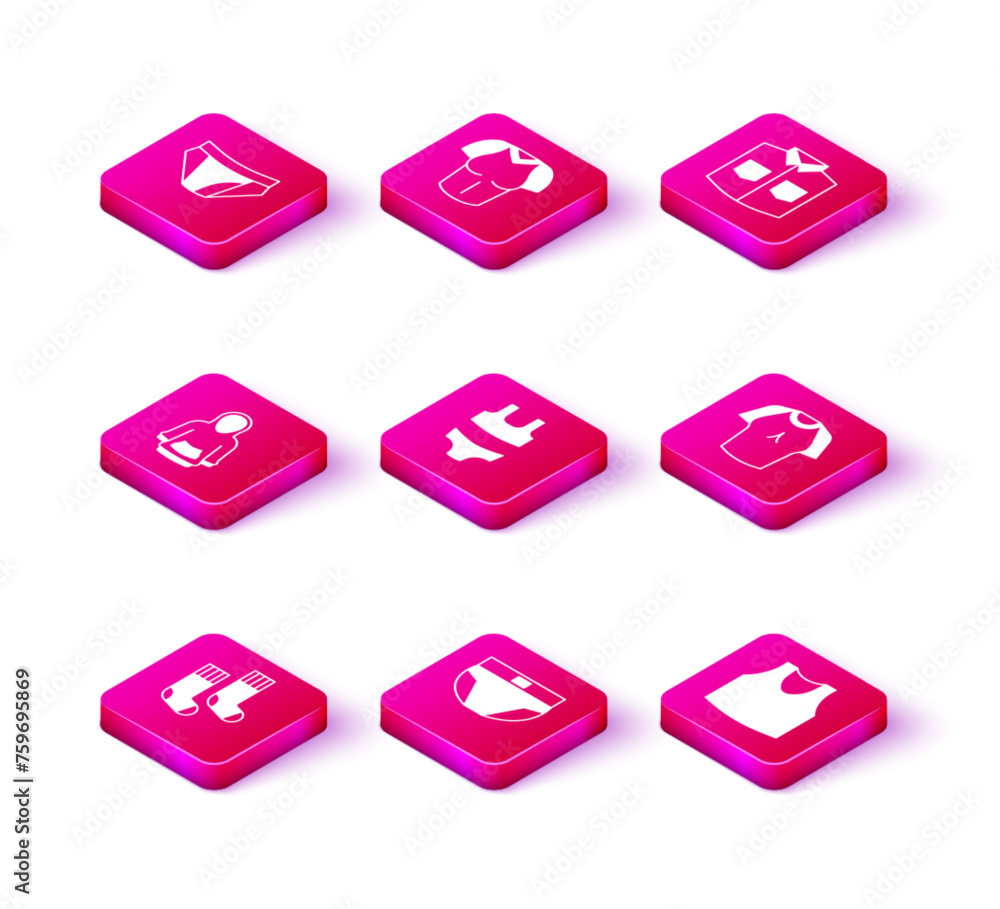 Set Socks, Men underpants, Hoodie, Swimsuit, Undershirt, T-shirt, Shirt and icon. Vector Set Socks, Men underpants, Hoodie, Swimsuit, Undershirt, T-shirt, Shirt and icon. Vector